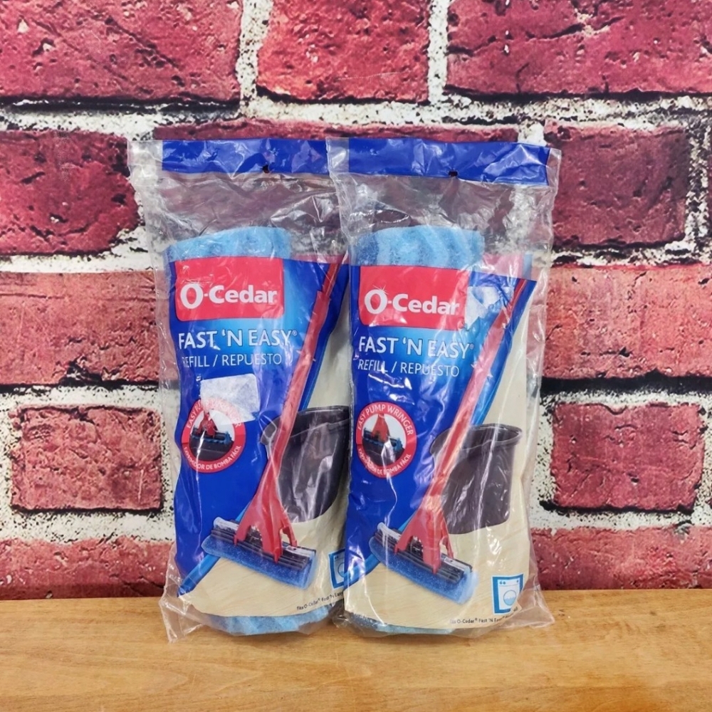 O Cedar Fast N Easy Roller Mop Refill, Pack Of 2